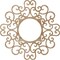 Ekena Millwork Reims Wood Fretwork Pierced Ceiling Medallion, Red Oak, 36"OD x 13 3/4"ID x 3/8"T CMWP36X36X0375RERO - alternate 2